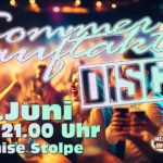 Sommer Disco Remise Stolpe Insel Usedom Juni 2024